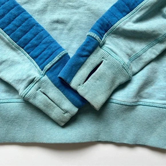 Ivivva Fleece Hoodie Good in the Hood Jacket Coat Full Zip Blue Teal Scuba Sz 10 - Picture 11 of 12